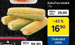Tesco Kukuřice sladká, 1 ks nabídka