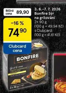 Tesco Bonfire Sýr na grilování nabídka