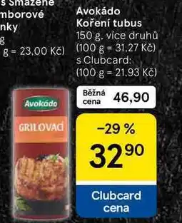 Tesco Avokádo Koření tubus, 150 g, více druhů nabídka