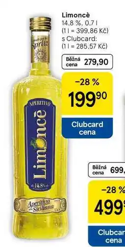 Tesco Limoncè 14,8 % nabídka
