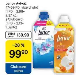 Tesco Lenor Aviváž, 47-59 PD, více druhů nabídka