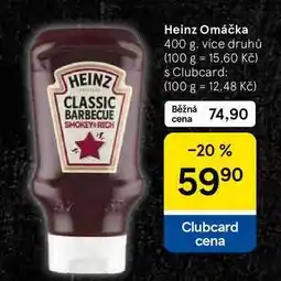 Tesco Heinz Omáčka, 400 g, více druhů nabídka