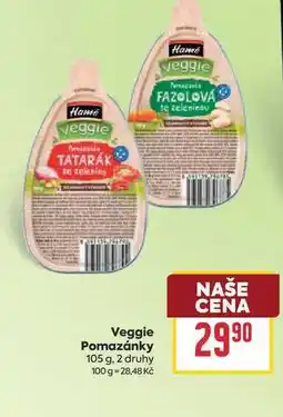 Billa Veggie Pomazánky nabídka