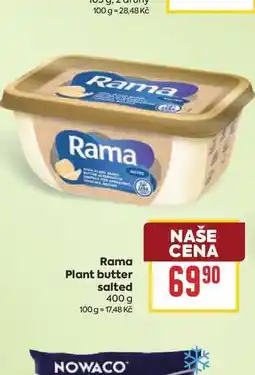 Billa Rama Plant butter salted nabídka