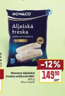 Billa Nowaco Aljašská treska svíčková MSC nabídka