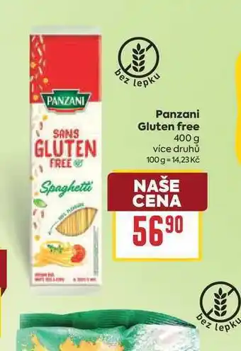 Billa Panzani Gluten free nabídka