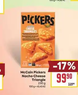 Billa McCain Pickers Nacho Cheese Triangle nabídka