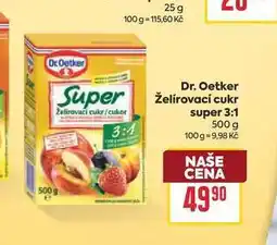 Billa Dr. Oetker Želírovací cukr super 3:1 nabídka