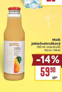 Billa Mošt jablečnohruškový nabídka