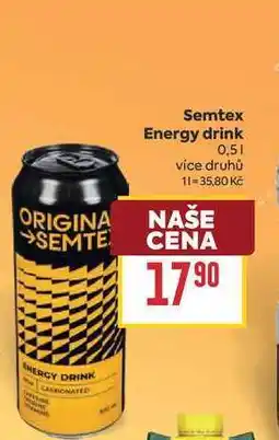 Billa Semtex Energy drink nabídka