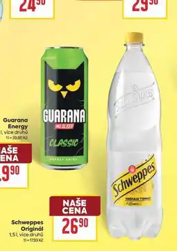 Billa Schweppes Originál nabídka