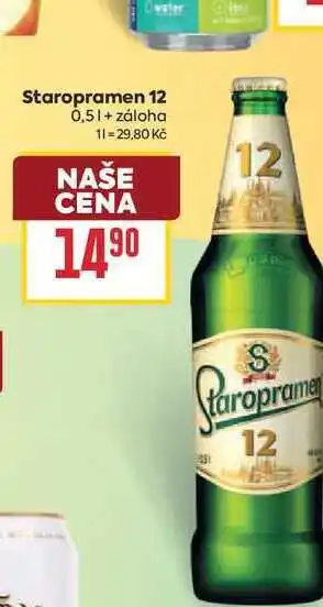 Billa Staropramen 12 nabídka