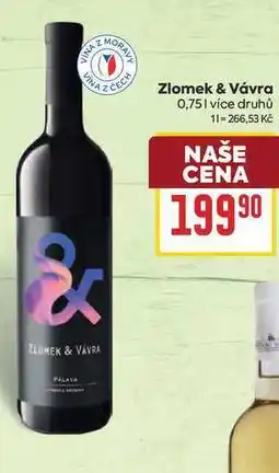 Billa Zlomek & Vávra nabídka