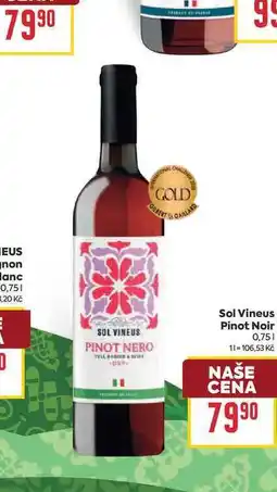 Billa Sol Vineus Pinot Noir nabídka