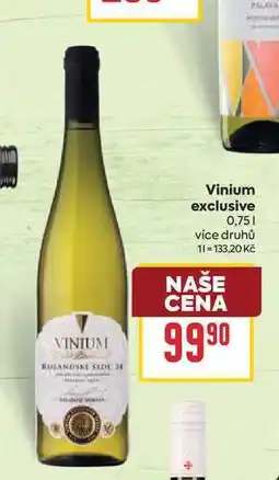 Billa Vinium exclusive nabídka