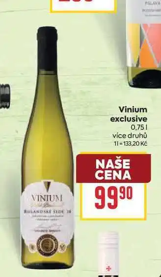 Billa Vinium exclusive nabídka