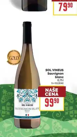 Billa SOL VINEUS Sauvignon blanc nabídka
