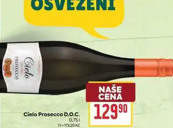 Billa Cielo Prosecco D.O.C nabídka