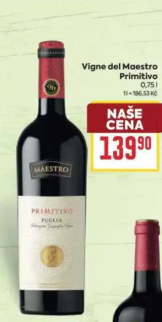 Billa Vigne del Maestro Primitivo nabídka