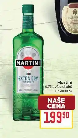 Billa Martini nabídka