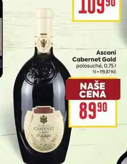 Billa Asconi Cabernet Gold polosuché nabídka