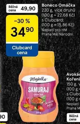 Tesco Boneco Omáčka, 220 g, více druhů nabídka