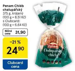 Tesco Penam Chléb chalupářský, 375 g, krájený nabídka
