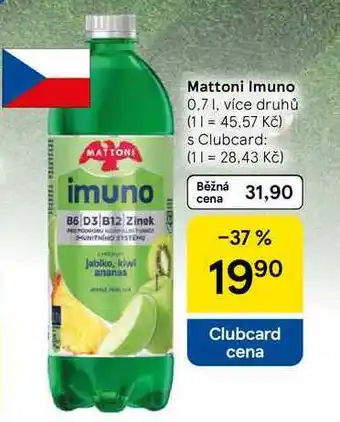 Tesco Mattoni Imuno, 0.7 l, více druhů nabídka