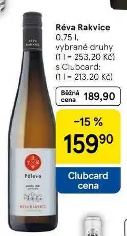Tesco Réva Rakvice nabídka
