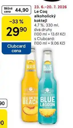 Tesco Le Coq alkoholický koktejl 4,7 % nabídka