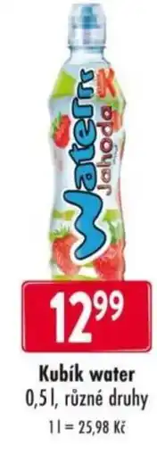 Qanto Kubík water nabídka