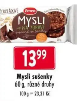 Qanto Mysli sušenky nabídka