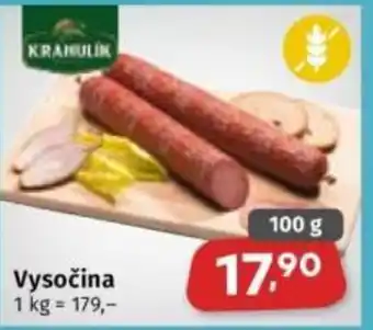 Coop Vysočina nabídka
