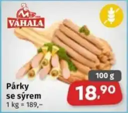 Coop Párky se sýrem nabídka