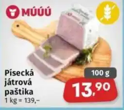 Coop Písecká játrová paštika nabídka