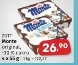 Coop ZOTT Monte original nabídka