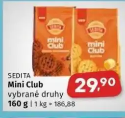 Coop SEDITA Mini Club nabídka