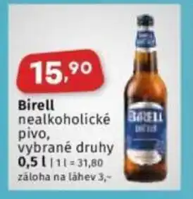 Coop Birell nealkoholické pivo nabídka