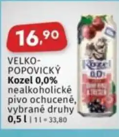 Coop VELKOPOPOVICKÝ Kozel 0,0% nabídka