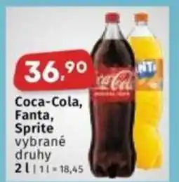 Coop Coca-Cola, Fanta, Sprite nabídka