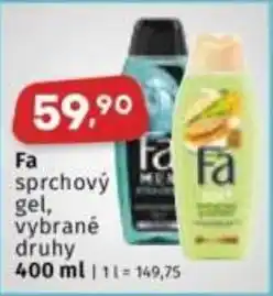 Coop Fa sprchový gel nabídka