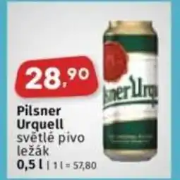 Coop Pilsner Urquell světlé pivo ležák nabídka