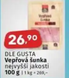 Coop DLE GUSTA Vepřová šunka nejvyšší jakosti nabídka