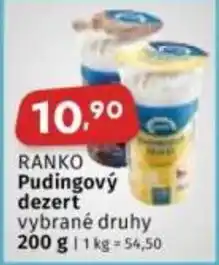 Coop RANKO Pudingový dezert nabídka