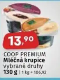 Coop COOP PREMIUM Mléčná krupice nabídka