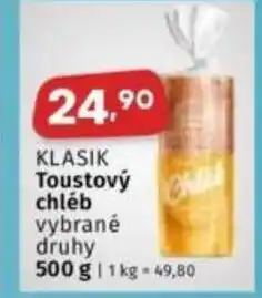 Coop KLASIK Toustový chléb nabídka