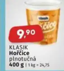 Coop KLASIK Hořčice plnotučná nabídka