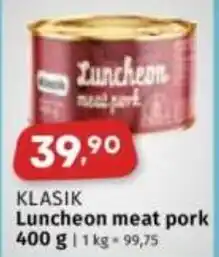 Coop KLASIK Luncheon meat pork nabídka