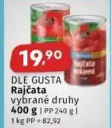 Coop DLE GUSTA Rajčata nabídka
