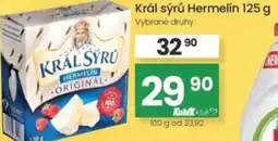 Kubík potraviny Král sýrů Hermelín nabídka